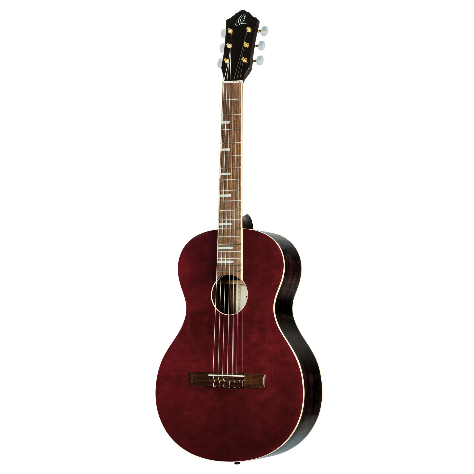 ORTEGA Ranger Series 4/4 Nylon String Guitar 6-String - Stained Red + Gig Bag RRA-SRT - Afbeelding 11