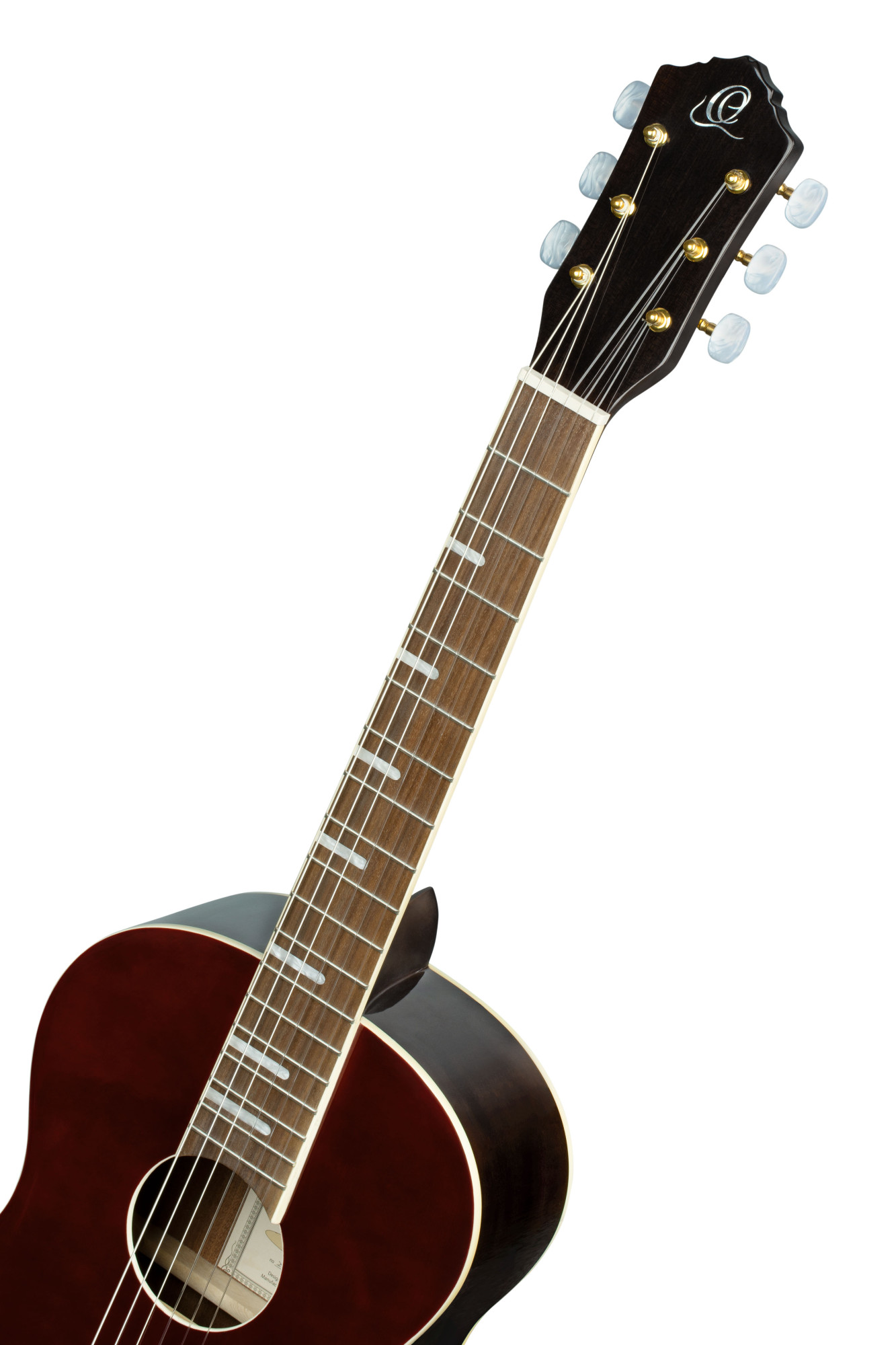 ORTEGA Ranger Series 4/4 Nylon String Guitar 6-String - Stained Red + Gig Bag RRA-SRT - Afbeelding 9